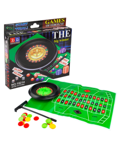 Games of Fortune The Big Winner Roulette Wheel and Ball Game - Casino Spinner (Party)
