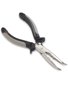 Rapala 6 1/2 Curved Fisherman's Pliers With Side Cutter and Crimping Function