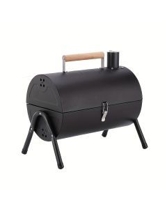 Charcoal Grill Barrel Portable Stainless Steel BBQ