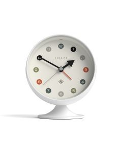 Newgate Spheric Alarm Clock White