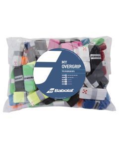70x Babolat Tennis Overgrips My Overgrip  (Bulk Grips) - Assorted Colours