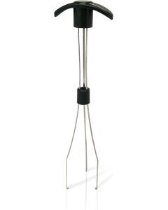 Vin Bouquet Wine Bottle Cork Extractor & Lifter in Black/Silver