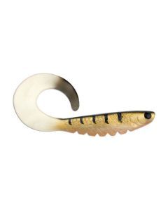8 Inch Storm RIP Curly Tail Soft Plastic Fishing Lure - Perch
