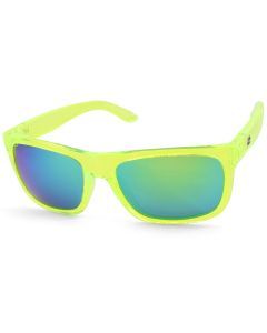 Dirty Dog Boom Crystal Lime Green/Green Mirror Polarised Unisex Sunglasses