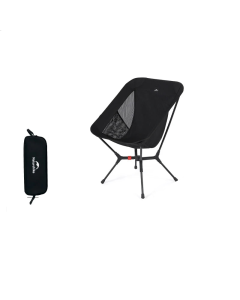 Portable Folding Camping Chair Black