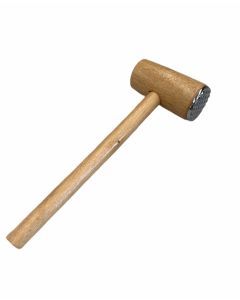 27cm Meat Tenderiser Hammer w/ Wooden Handle (Chicken/Steak/Beef Mallet)