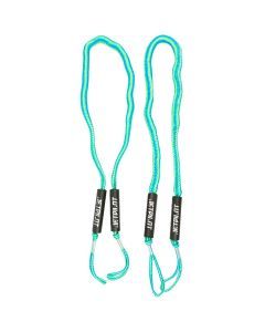 Jetpilot 2 x 80cm Floatable Nylon Elastic PWC Jet Ski Bungee Dock Ties (Twin Pack)
