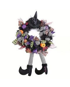 Spooky Witch Halloween Wreath Wall and Door Decor