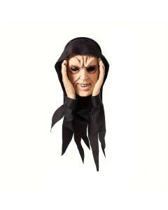 Witch Hanging Decoration Glowing Eyes