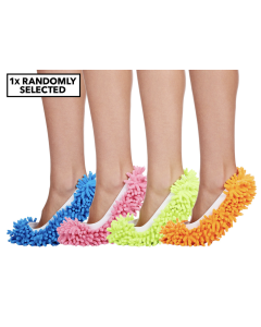 1 Pair Lazy Housekeeper Foot Mop Floor Dusting Slipper Cover (Polishing Clean)