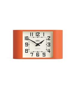 Newgate Mini Metro Mantel Clock-Pumpkin Orange
