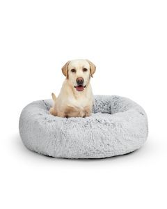 Pawz Replaceable Cover For Dog Calming Bed Mat Soft Plush Kennel Charcoal Size L
