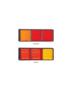 LED Autolamps 100BARRM Stop/Tail/Indicator 12-24 Volt, Blister