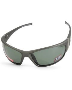 Dirty Dog Stoat Grey/Green Men's Polarised Pport Sunglasses 52993