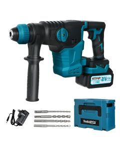 Traderight  21V Cordless Rotary Hammer Drill SDS Plus Concrete Impact Drill Tool