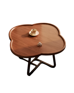 Thickened Four-Leaf Clover Concave Coffee Table
