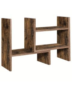 Eco-Friendly Wooden Desktop Organizer and Display Shelf