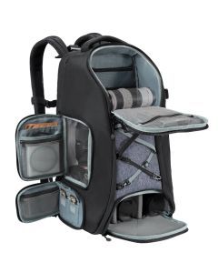 Camera Backpack with Tripod Strap Outdoor Black