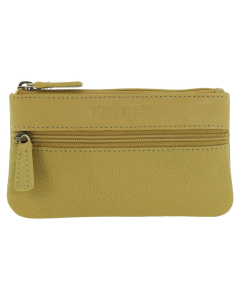 Pierre Cardin Womens Genuine Leather RFID Coin Purse Wallet - Yellow