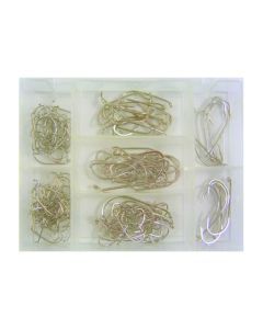 Surecatch 140 Piece Assorted Baitholder Fishing Hook Pack in Tackle Box