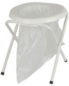 Folding Toilet With Plastic Bags