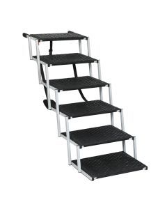 Pawz Dog Ramp Pet Stair Car SUV Travel Step Foldable Portable Lightweight Ladder