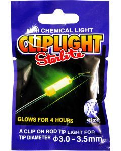 Extra Large Starlite Chemical Cliplight-Clip on Fishing Rod Tip Light-Glow Stick
