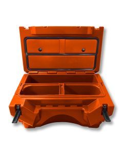 FISHCOOL KIT W- STRAP, LIVE BAIT TANK & LEASHES ORANGE