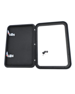 Coast Door 3 - Black 415 x 581 (M500-220) with BLK Lock