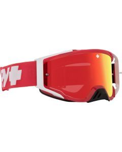 Spy Foundation Checkers Red HD Smoke with Red Spectra Mirror HD MX Goggles