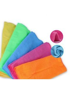 10pc Spiffy Microfibre Cloths - Glass/Dish/Car Washable Cleaning Towel (40*40cm)