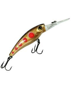 Zerek 50mm Tango Shad Floating Hard Body Lure - Gold Spotted Dog