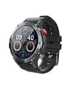 Smart Watch Military C21 Bluetooth Fitness Tracker for Men (Black)