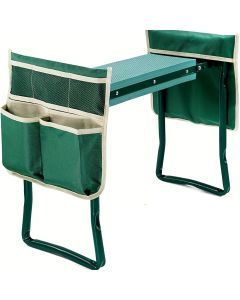 Garden Kneeling Chair with Cushion and Tool Bag