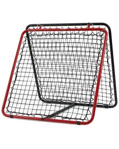 Rapid Rebounder Max 93x93cm Dual Sided Training Net Adjustable Angles Portable