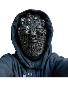 Bone-Chilling Elegance: Steam Skeleton Mask