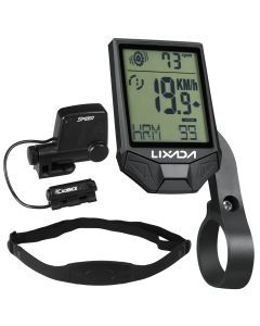 Wireless Bike Computer Speed Meter with Heart Rate Sensor