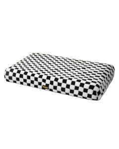 Pawz Orthopedic Dog Bed Memory Foam Dog Mattress Square Checkerboard Pet Mat M