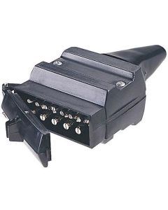 NARVA Trailer Connector 12 Pin Flat Plastic Plug 82171BL
