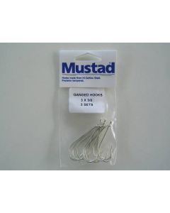 Mustad Pre-Rigged Gang Hooks 3/0 3 Hooks 3 Sets Kirby