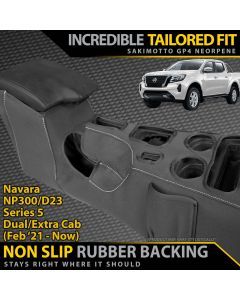 Nissan Navara NP300/D23 Series 5 Neoprene Centre Console Organiser (In Stock)