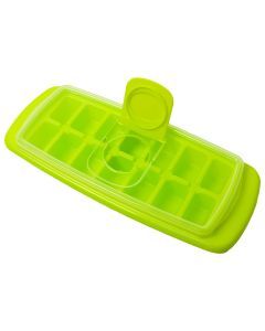 On The Road RV Ice Cube Tray With Cover Green