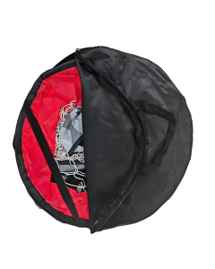 Portable Dual-Use Folding Soccer Goal - Red