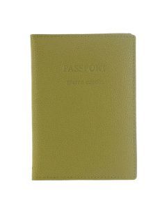 Pierre Cardin Slim Leather Passport Cover - Yellow (RFID Blocking Holder)