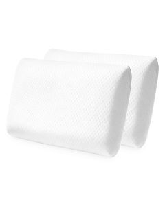 Dreamz Memory Foam Orthopaedic Pillow Neck Pain Side Stomach Back Sleeper 2 Pack