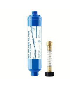 1pc RV Inline Hose Water Filter with Hose Protector