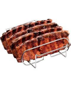 Non-Stick Rib Rack Portable Grill for Steak & Lamb
