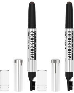 2x Maybelline Tattoo Studio Brow Lift Stick in 260 Deep Brown