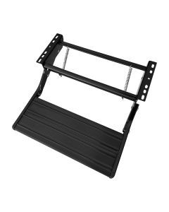 BLACK Single 12v BLUE LED manual caravan rv motor home step