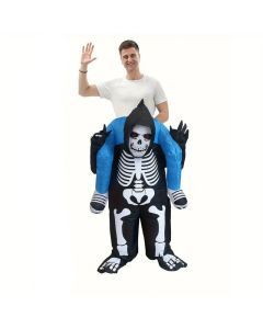 Halloween Inflatable Grim Reaper Costume for Adults